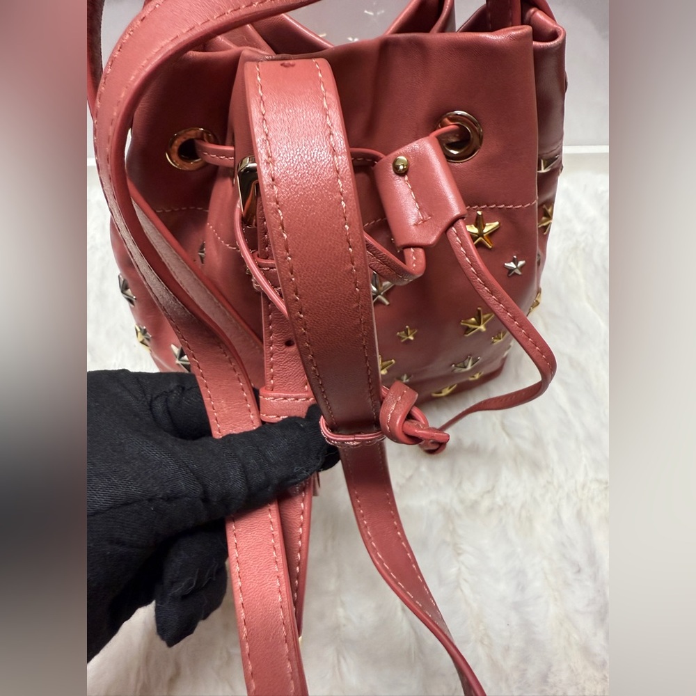 Jimmy Choo Pink Star-Embellished Bag - Picture 7 of 12